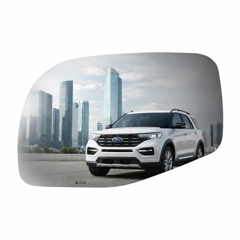 Burco 2936 Driver Side Non-Heated Mirror Glass (Mount Not Included) - Fits 1995-2005 Ford Explorer, Fits 2001-2005 Ford Explorer Sport Trac, 1995-2005 Ford Ranger, 1997-2005 Mercury Mountaineer - Image 1
